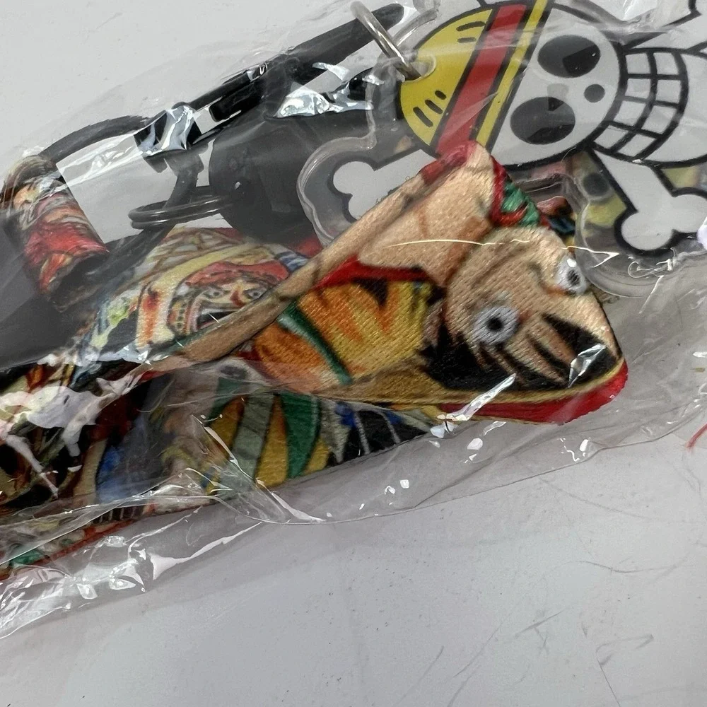 One Piece Anime Lanyard Unisex OS Multicolor New Luffy Straw Hat Pirates Charm